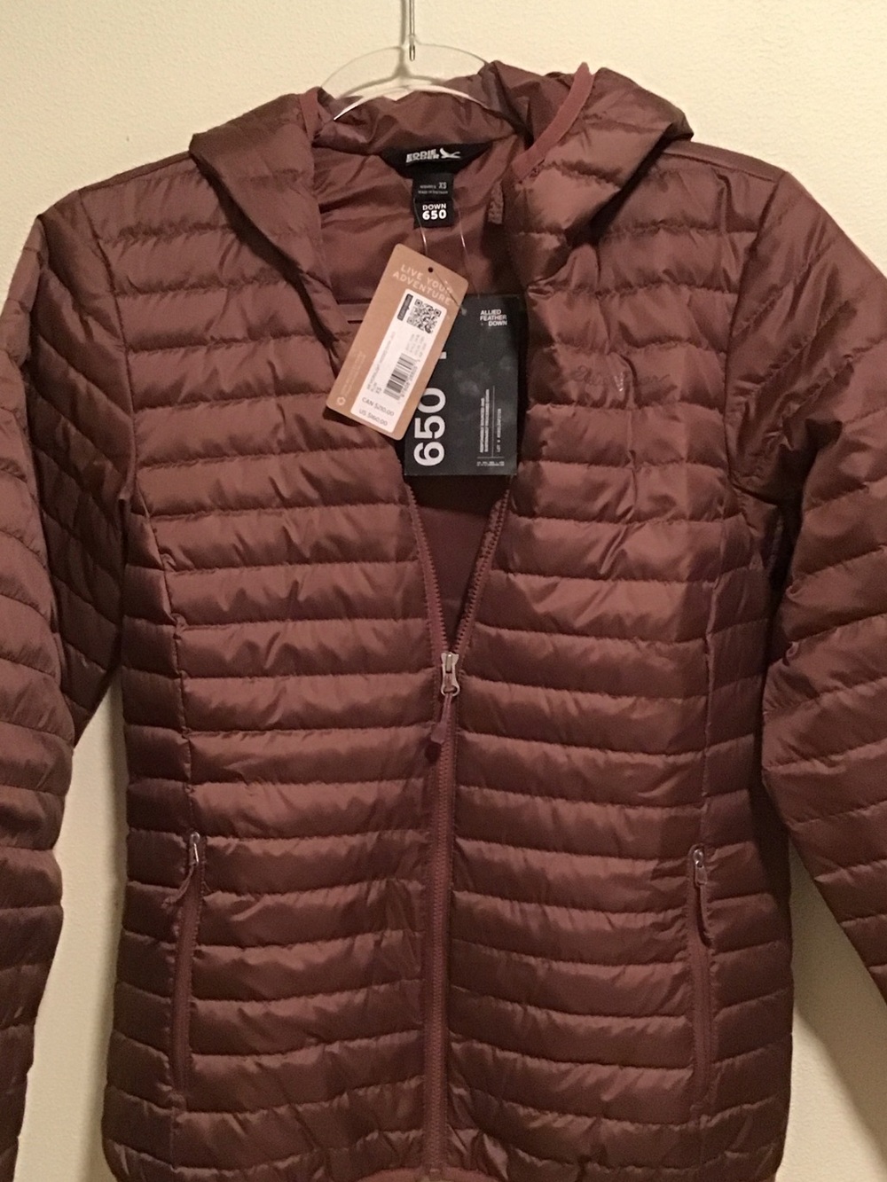 Eddie Bauer Women's Hooded Packable Puffer Jacket - color Plum